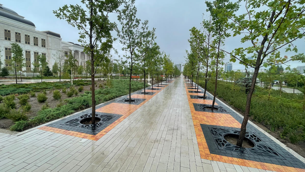 Приствольная решетка для дерева ZKING CRUST 1.2х1.2м Черная в Кирово-Чепецке фото