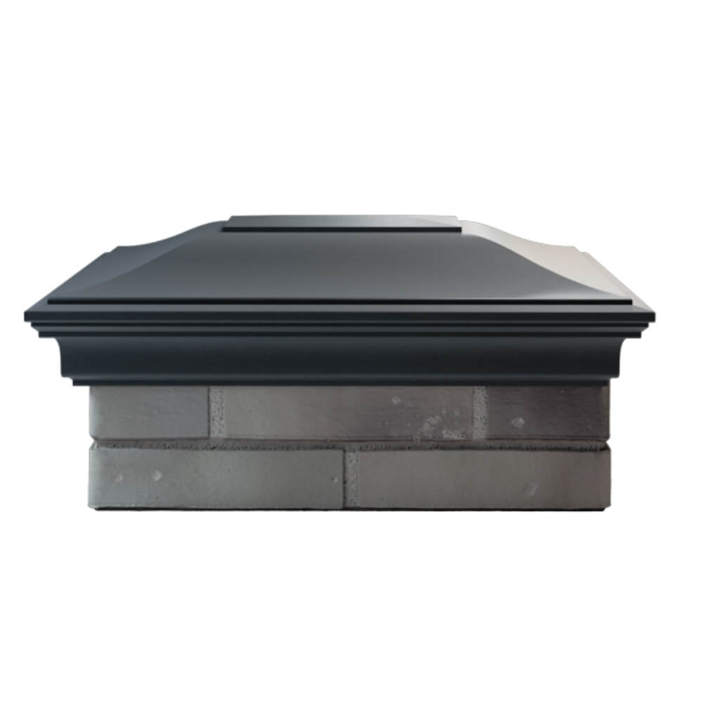 Колпак Zking Монблан Серый на столб 2х1.5 кирпича (515х385мм) в Кирово-Чепецке фото