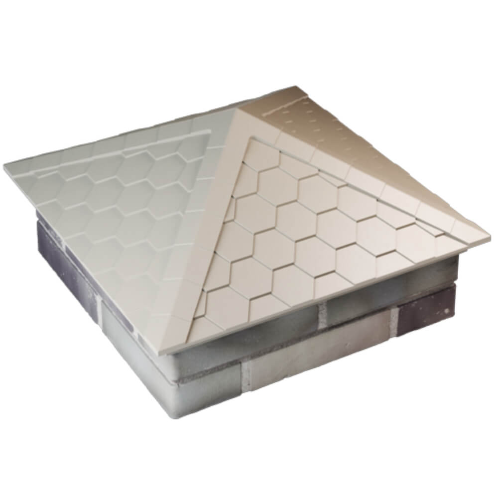 Колпак Zking Эверест Бежевый на столб 2х2 кирпича (535х535мм) Кирово-Чепецк фото