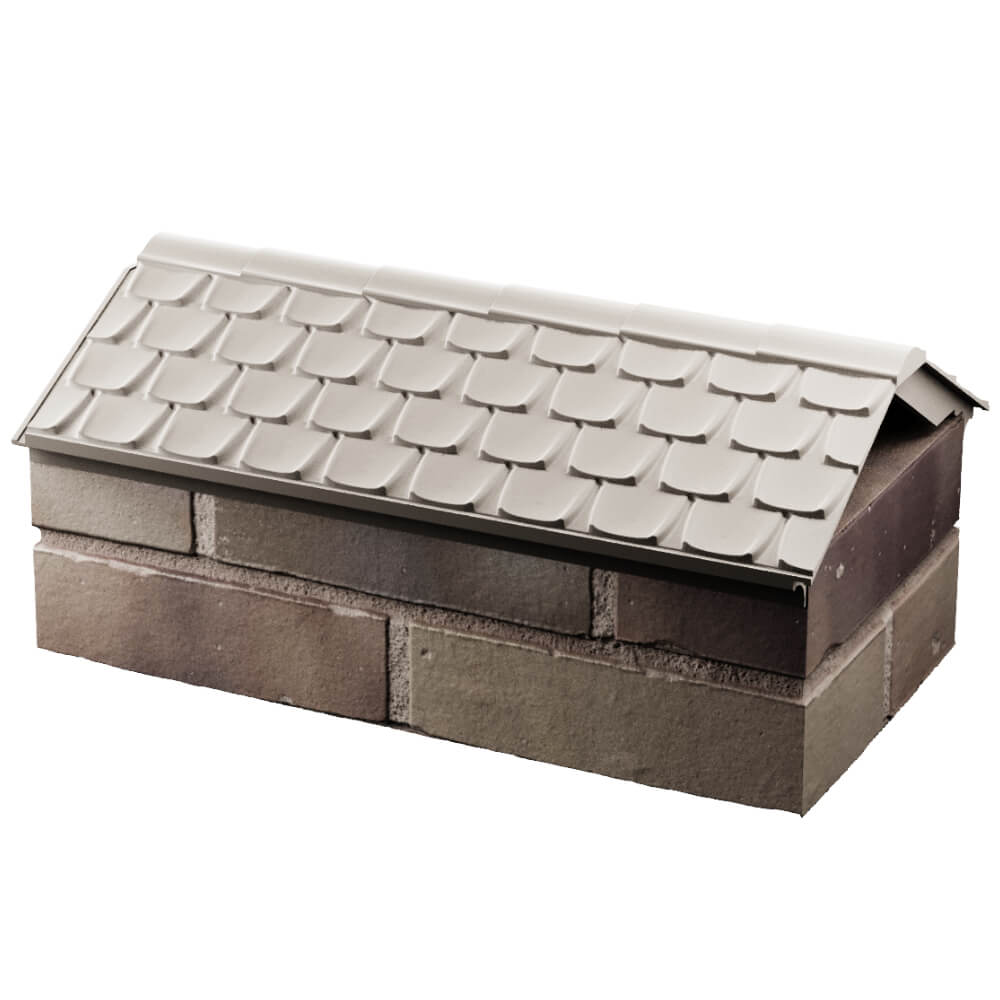 Парапет Zking Эльбрус Бежевый с посадкой на 1 кирпич (255мм) в Кирово-Чепецке фото