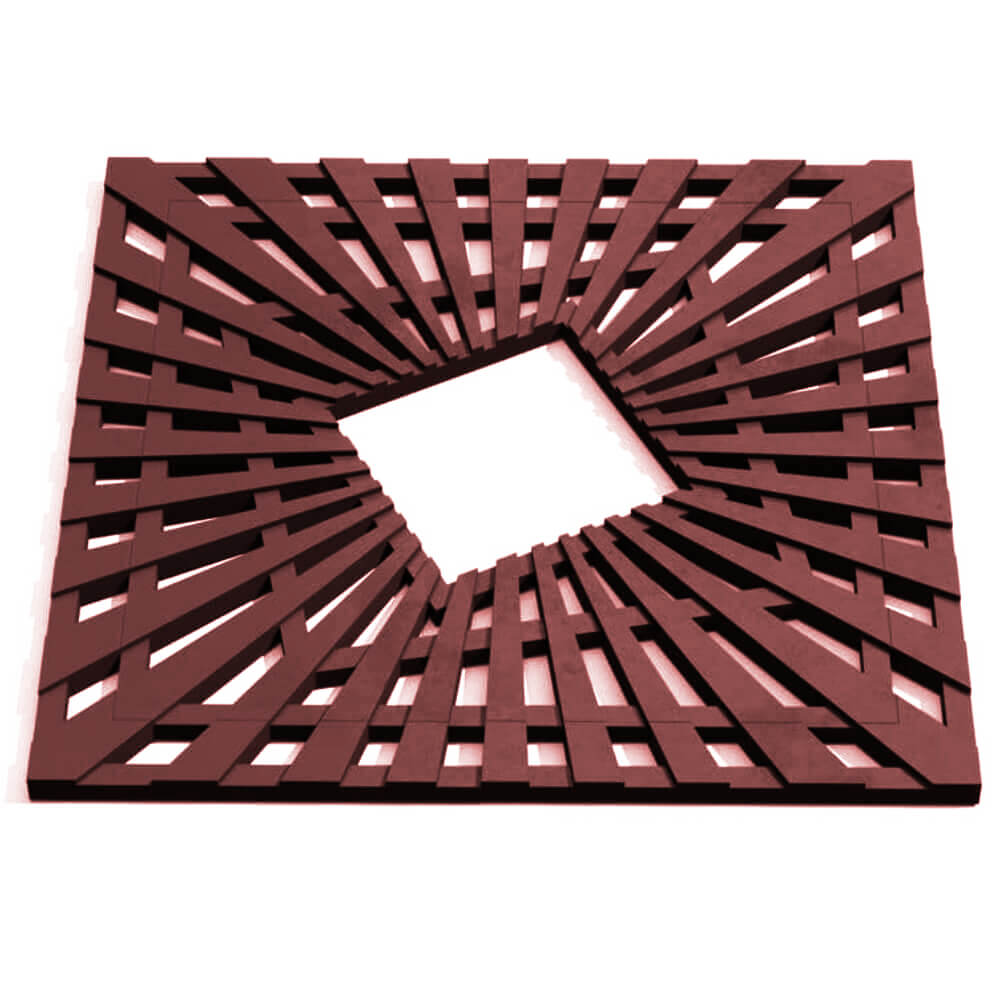 Приствольная решетка для дерева ZKING ATMOSPHERE 1.2х1.2м Коричневая Кирово-Чепецк фото