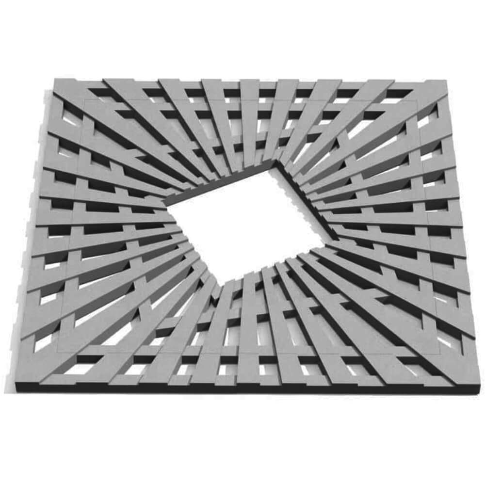 Приствольная решетка для дерева ZKING ATMOSPHERE 1.2х1.2м Серая Кирово-Чепецк фото