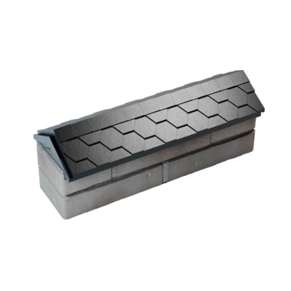 Парапет Zking Эверест Черный с посадкой на 0.5 кирпича (130мм) в Кирово-Чепецке фото