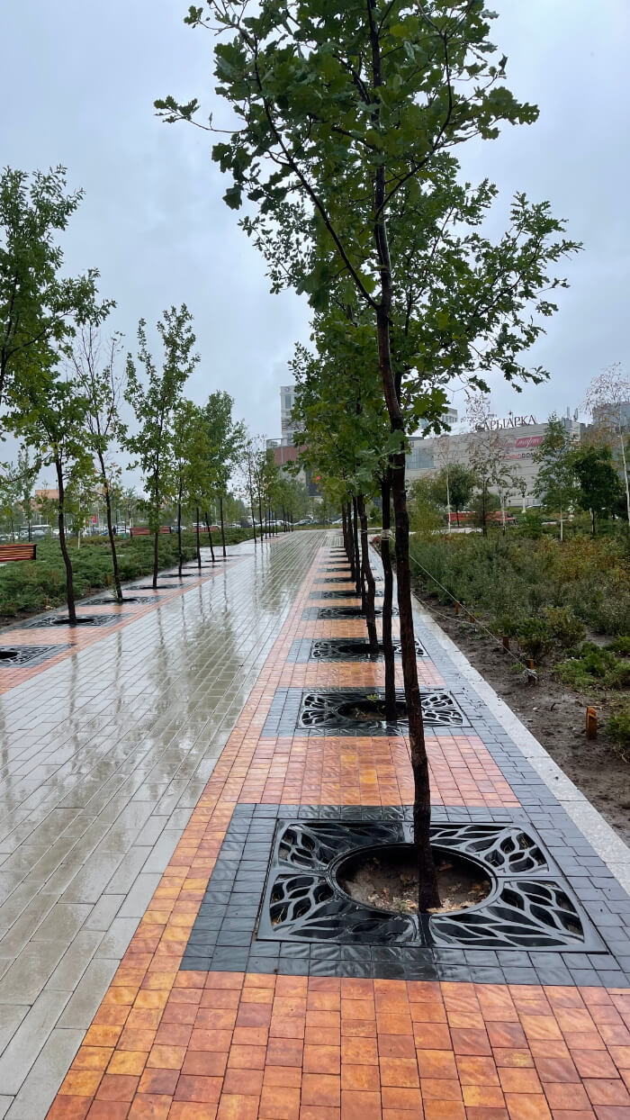 Приствольная решетка для дерева ZKING CRUST 1.2х1.2м Черная в Кирово-Чепецке фото