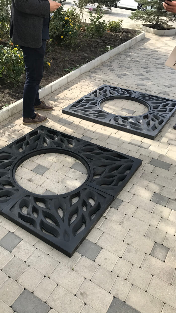 Приствольная решетка для дерева ZKING CRUST 1.2х1.2м Черная в Кирово-Чепецке фото