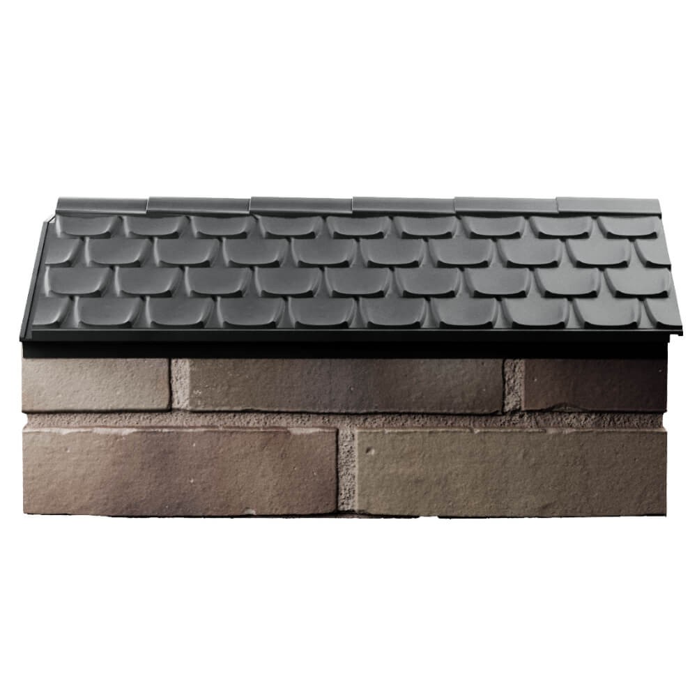 Парапет Zking Эльбрус Серый с посадкой на 1 кирпич (255мм) в Кирово-Чепецке фото