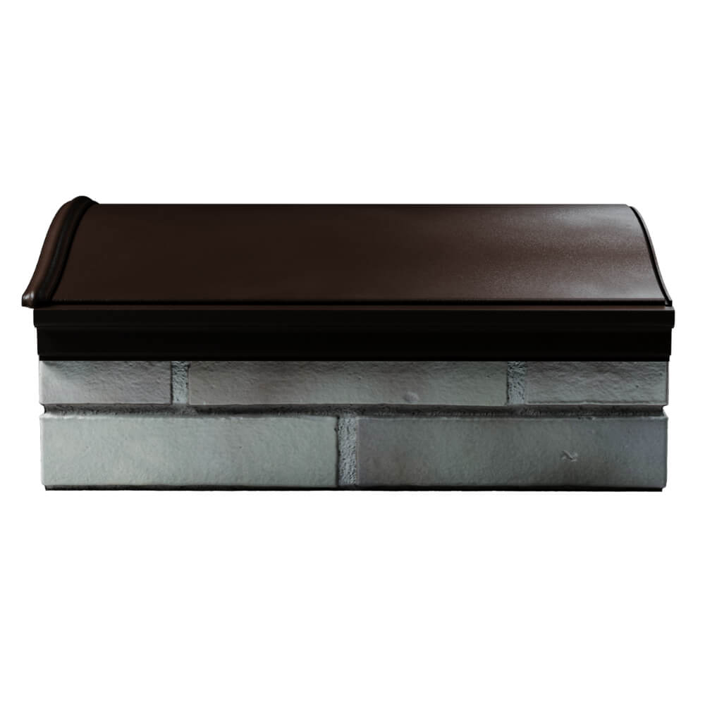 Парапет Zking Монблан Коричневый посадка на 1.5 кирпича (355/385мм) в Кирово-Чепецке фото