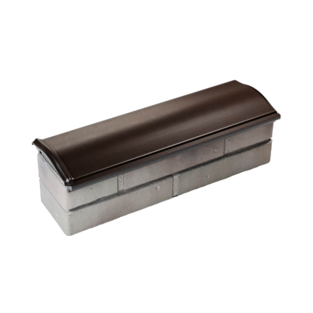 Парапет Zking Монблан Коричневый посадка на 0.5 кирпича (130мм) в Кирово-Чепецке фото