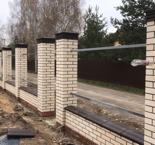 Колпак Zking Бона ХайТек Коричневый на столб 1.5х1.5 кирпича (385х385мм) в Кирово-Чепецке фото