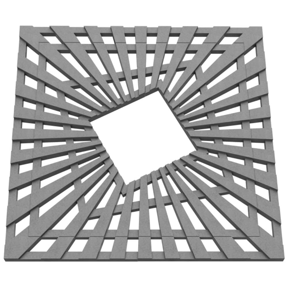 Приствольная решетка для дерева ZKING ATMOSPHERE 1.2х1.2м Серая в Кирово-Чепецке фото