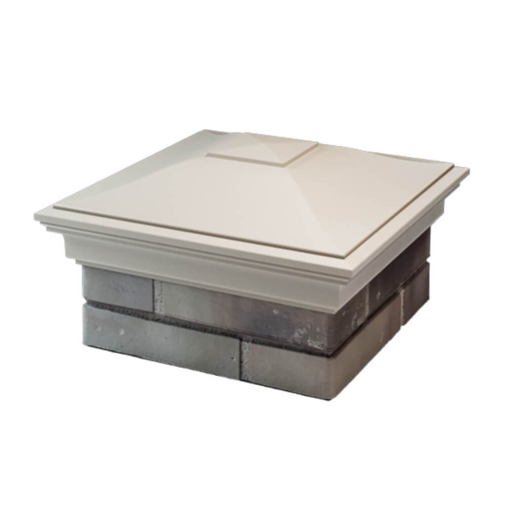 Колпак Zking Монблан Бежевый на столб 1.5х1.5 еврокирпича 0.7НФ (355х355мм) в Кирово-Чепецке фото