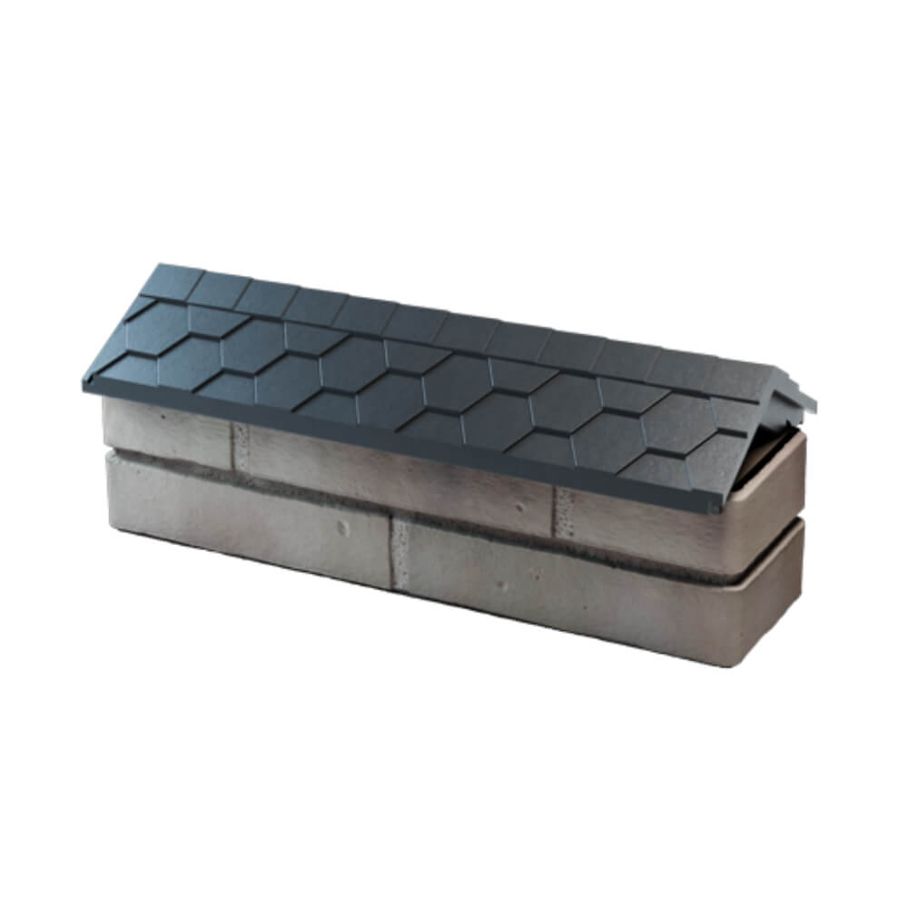 Парапет Zking Эверест Серый с посадкой на 0.5 кирпича (130мм) в Кирово-Чепецке фото