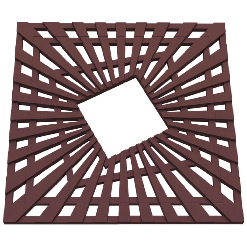 Приствольная решетка для дерева ZKING ATMOSPHERE 1.2х1.2м Коричневая в Кирово-Чепецке фото