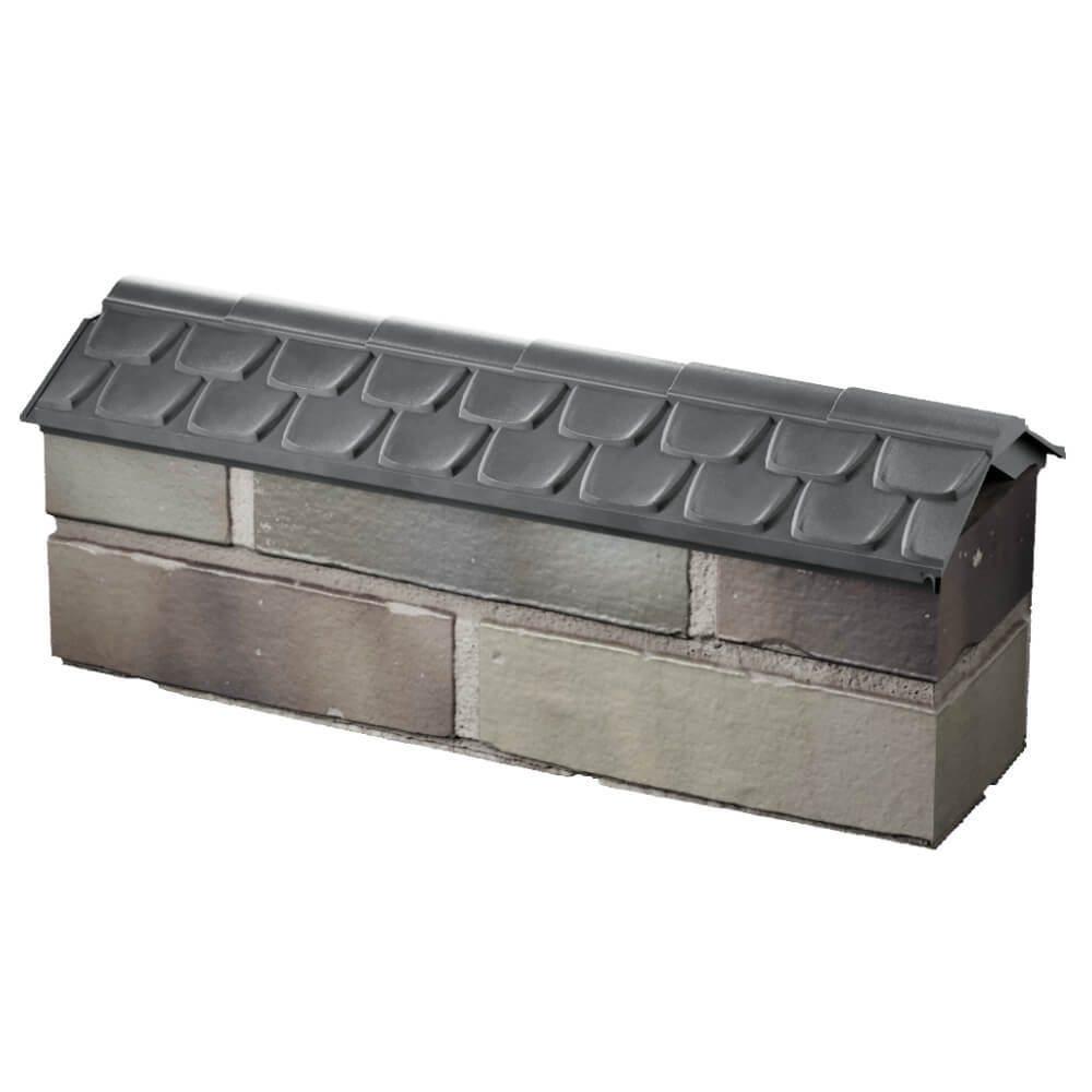 Парапет Zking Эльбрус Серый с посадкой на 0.5 кирпича (130мм) в Кирово-Чепецке фото