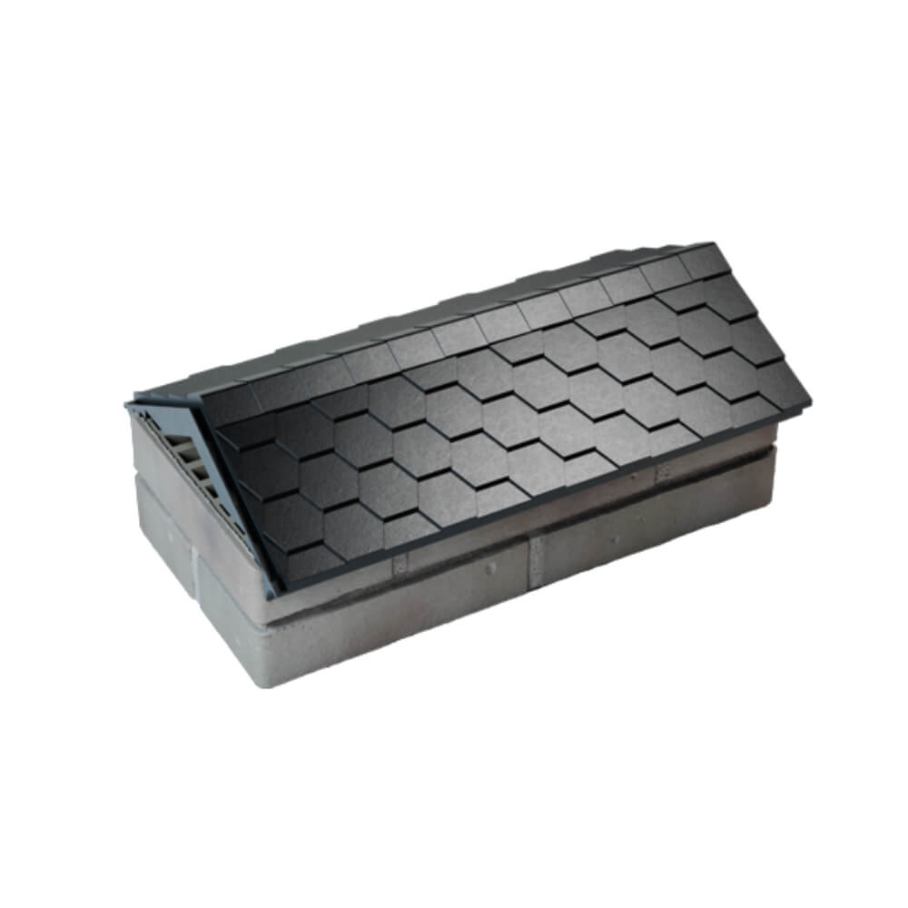 Парапет Zking Эверест Черный с посадкой на 1 кирпич (200/225/255мм) в Кирово-Чепецке фото