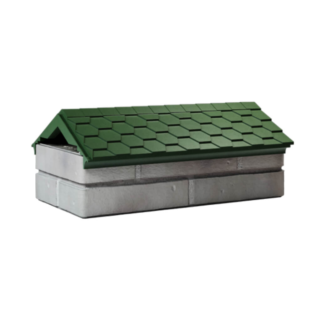 Парапет Zking Эверест Зеленый с посадкой на 1 кирпич (200/225/255мм) Кирово-Чепецк фото