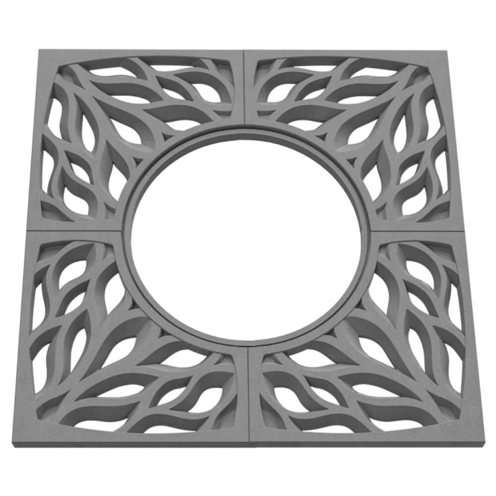 Приствольная решетка для дерева ZKING CRUST 1.2х1.2м Серая в Кирово-Чепецке фото