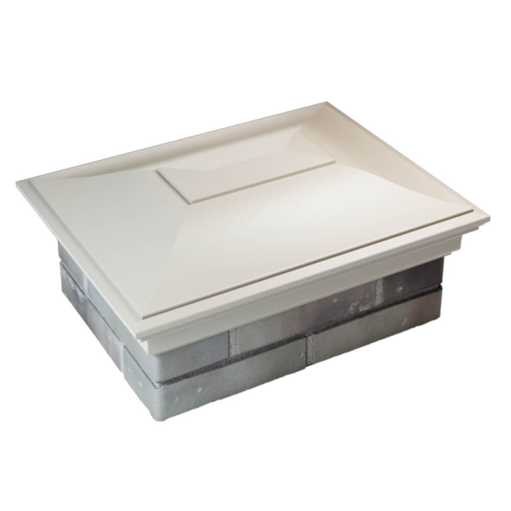 Колпак Zking Монблан Бежевый на столб 2х1.5 кирпича (515х385мм) Кирово-Чепецк фото