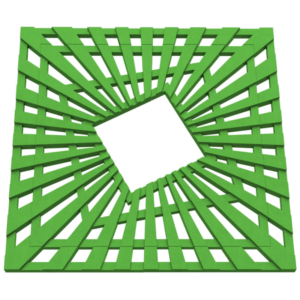 Приствольная решетка для дерева ZKING ATMOSPHERE 1.2х1.2м Зеленая в Кирово-Чепецке фото