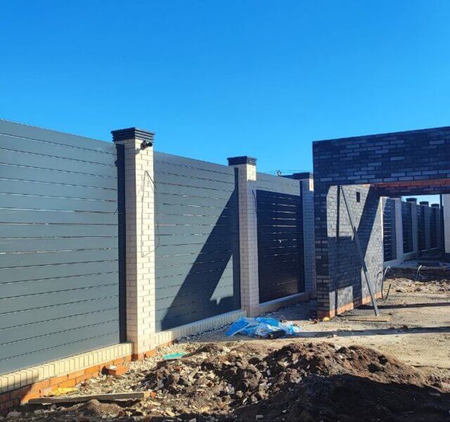 Колпак Zking Бона ХайТек Серый на столб 1.5х1.5 кирпича (385х385мм) в Кирово-Чепецке фото