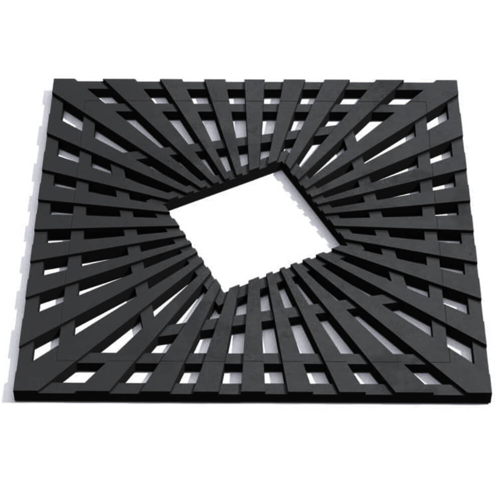 Приствольная решетка для дерева ZKING ATMOSPHERE 1.2х1.2м Черная Кирово-Чепецк фото