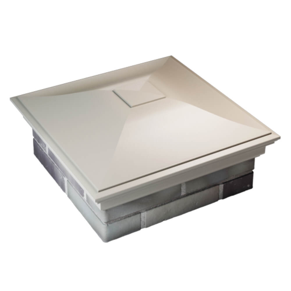 Колпак Zking Монблан Бежевый на столб 2х2 кирпича (515х515мм) Кирово-Чепецк фото