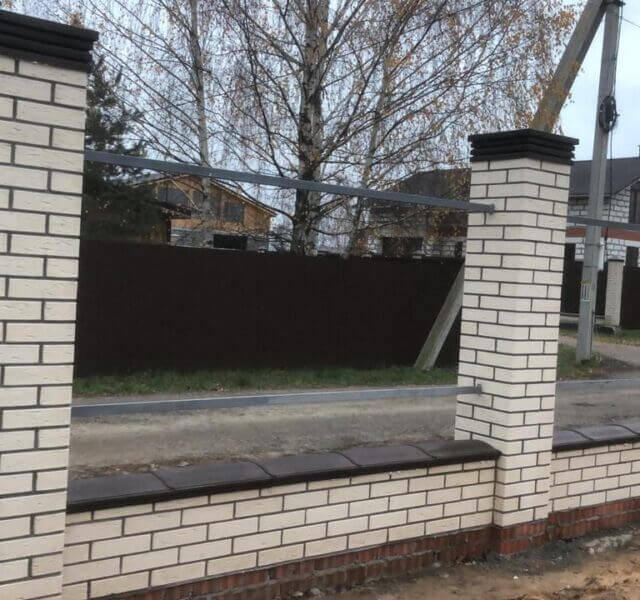 Колпак Zking Бона ХайТек Коричневый на столб 1.5х1.5 кирпича (385х385мм) в Кирово-Чепецке фото