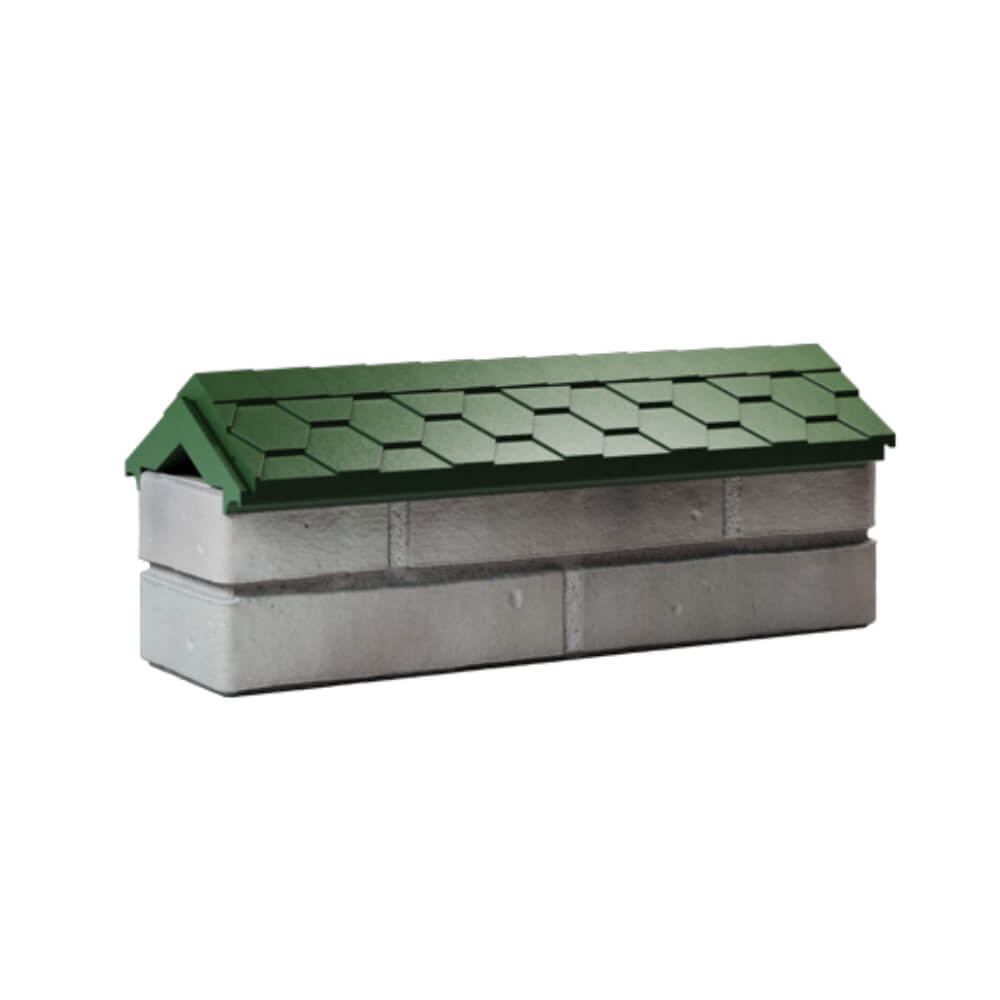 Парапет Zking Эверест Зеленый с посадкой на 0.5 кирпича (130мм) Кирово-Чепецк фото