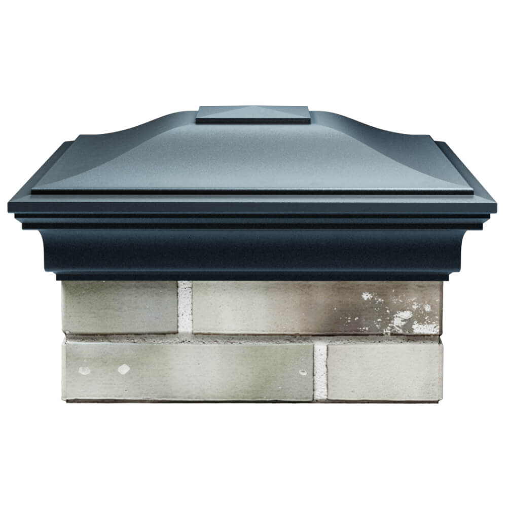 Колпак Zking Монблан Серый на столб 1.5х1.5 кирпича (385х385мм) Кирово-Чепецк фото