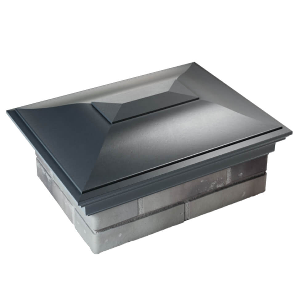 Колпак Zking Монблан Серый на столб 2х1.5 кирпича (515х385мм) Кирово-Чепецк фото