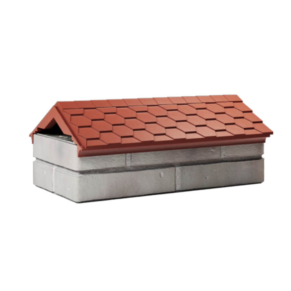 Парапет Zking Эверест Красный с посадкой на 1 кирпич (200/225/255мм) Кирово-Чепецк фото