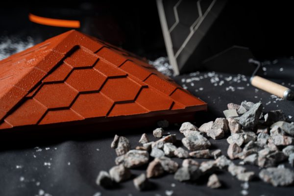 Колпак Zking Эверест Красный на столб 1.5х1.5 кирпича (390х390мм) в Кирово-Чепецке фото