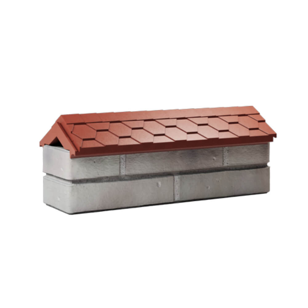 Парапет Zking Эверест Красный с посадкой на 0.5 кирпича (130мм) Кирово-Чепецк фото