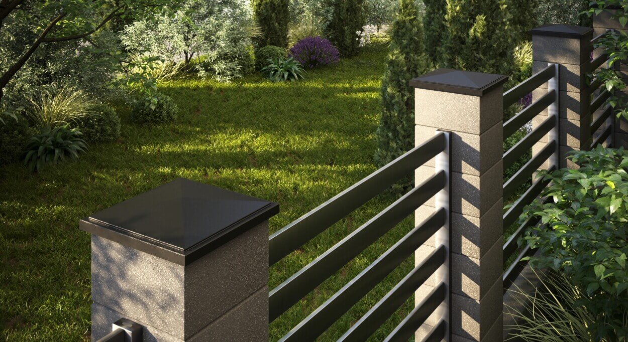 Колпак Zking БонаМоно Коричневый на столб 1.5х1.5 кирпича (385х385, 400х400мм) в Кирово-Чепецке фото