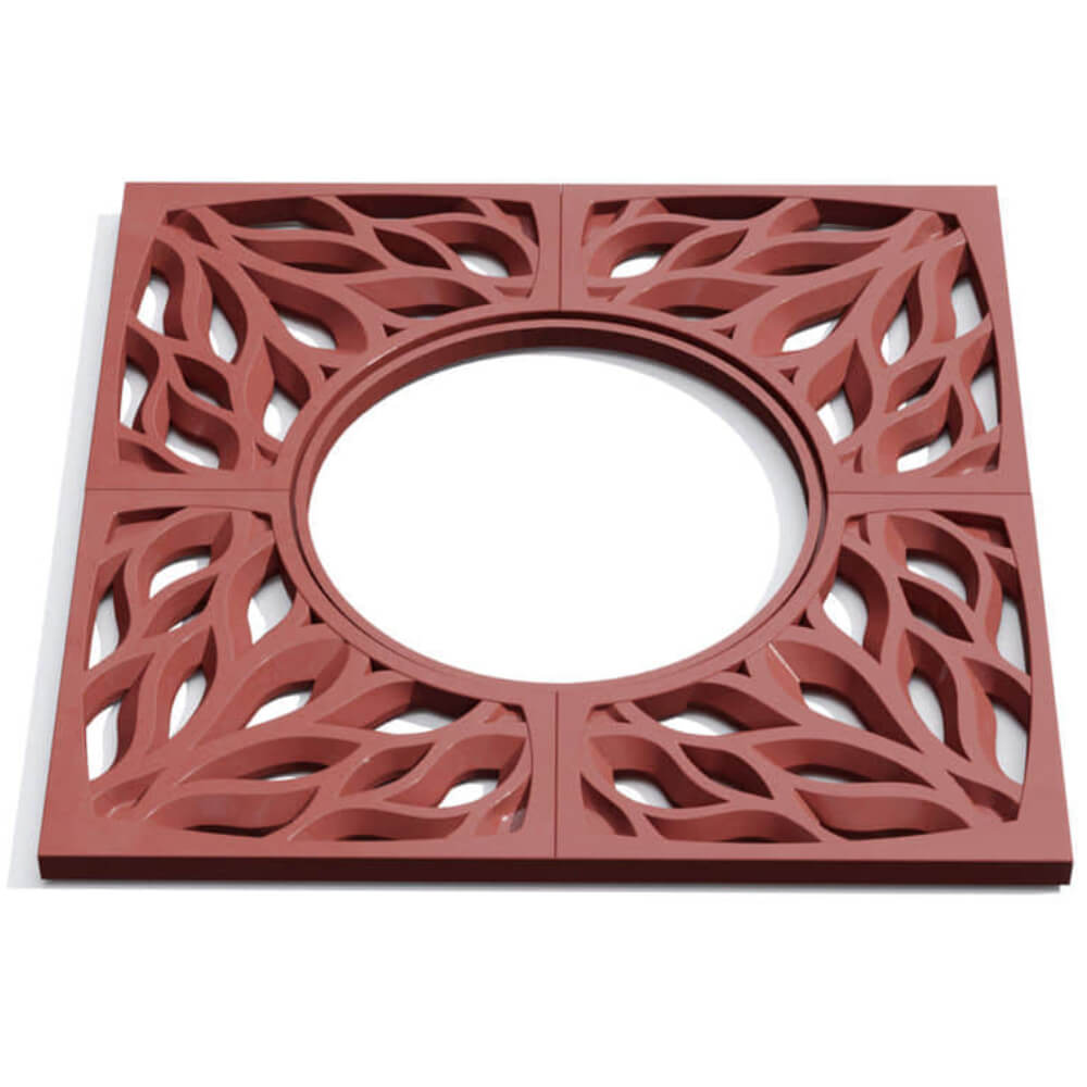 Приствольная решетка для дерева ZKING CRUST 1.2х1.2м Красная Кирово-Чепецк фото