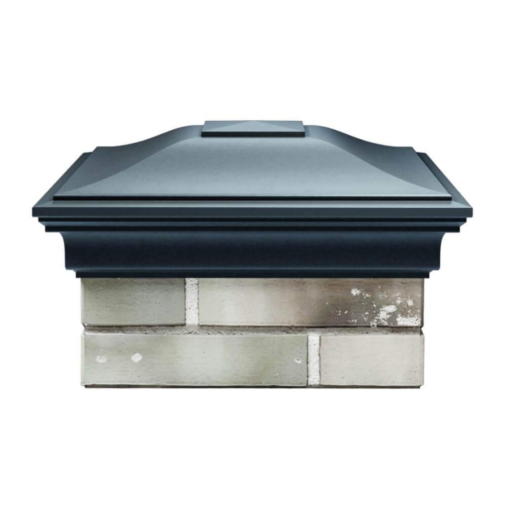 Колпак Zking Монблан Серый на столб 1.5х1.5 еврокирпича 0.7НФ (355х355мм) Кирово-Чепецк фото