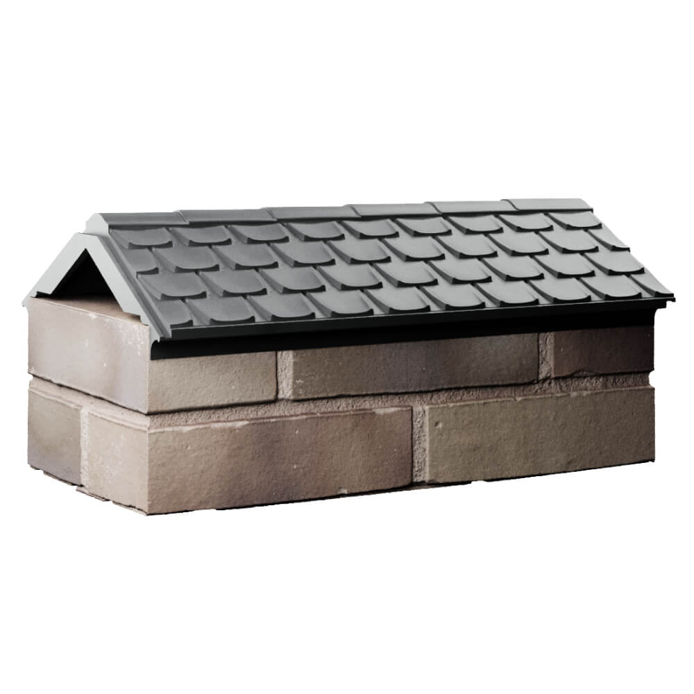 Парапет Zking Эльбрус Серый с посадкой на 1 кирпич (255мм) Кирово-Чепецк фото