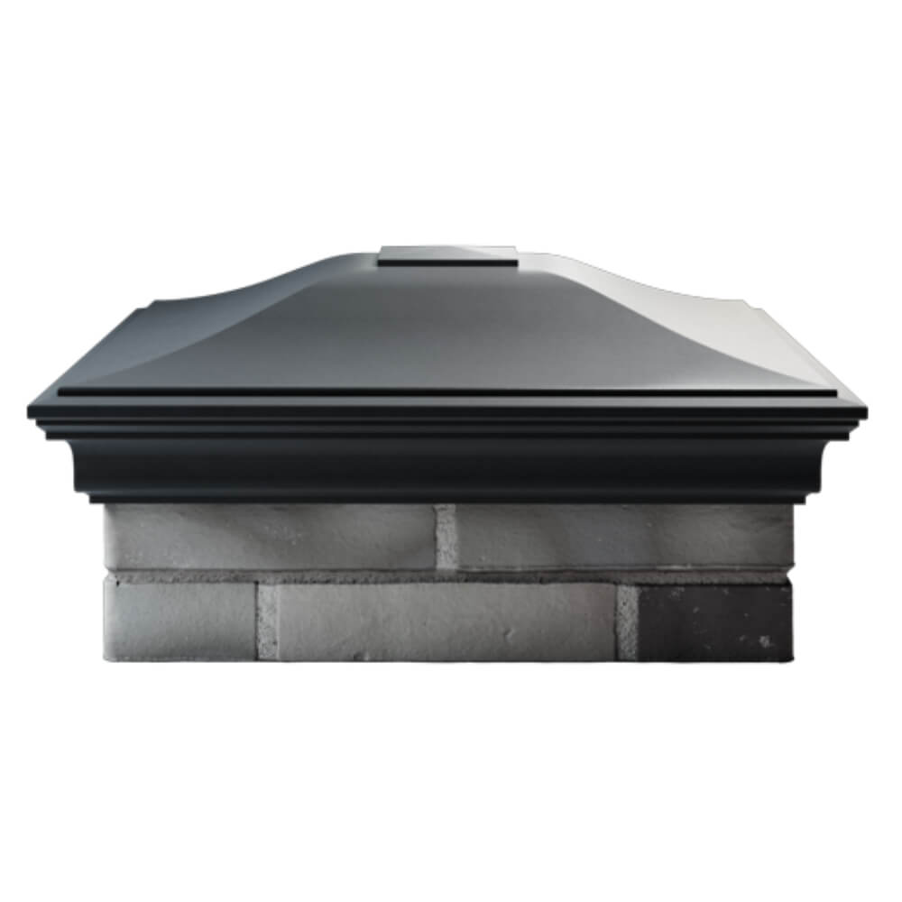 Колпак Zking Монблан Серый на столб 2х2 кирпича (515х515мм) в Кирово-Чепецке фото