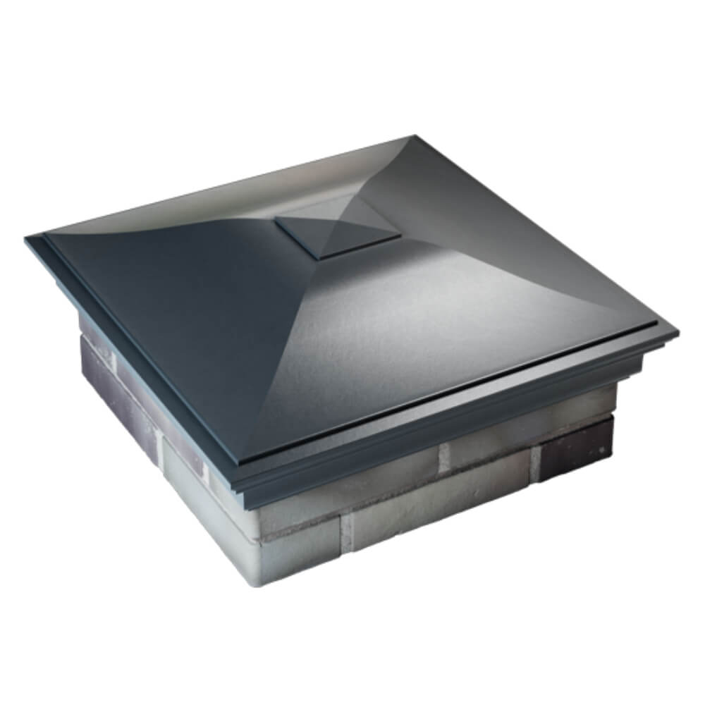 Колпак Zking Монблан Серый на столб 2х2 кирпича (515х515мм) Кирово-Чепецк фото