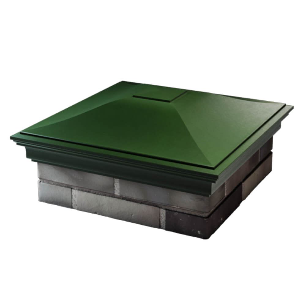 Колпак Zking Монблан Зеленый на столб 2х2 кирпича (515х515мм) в Кирово-Чепецке фото