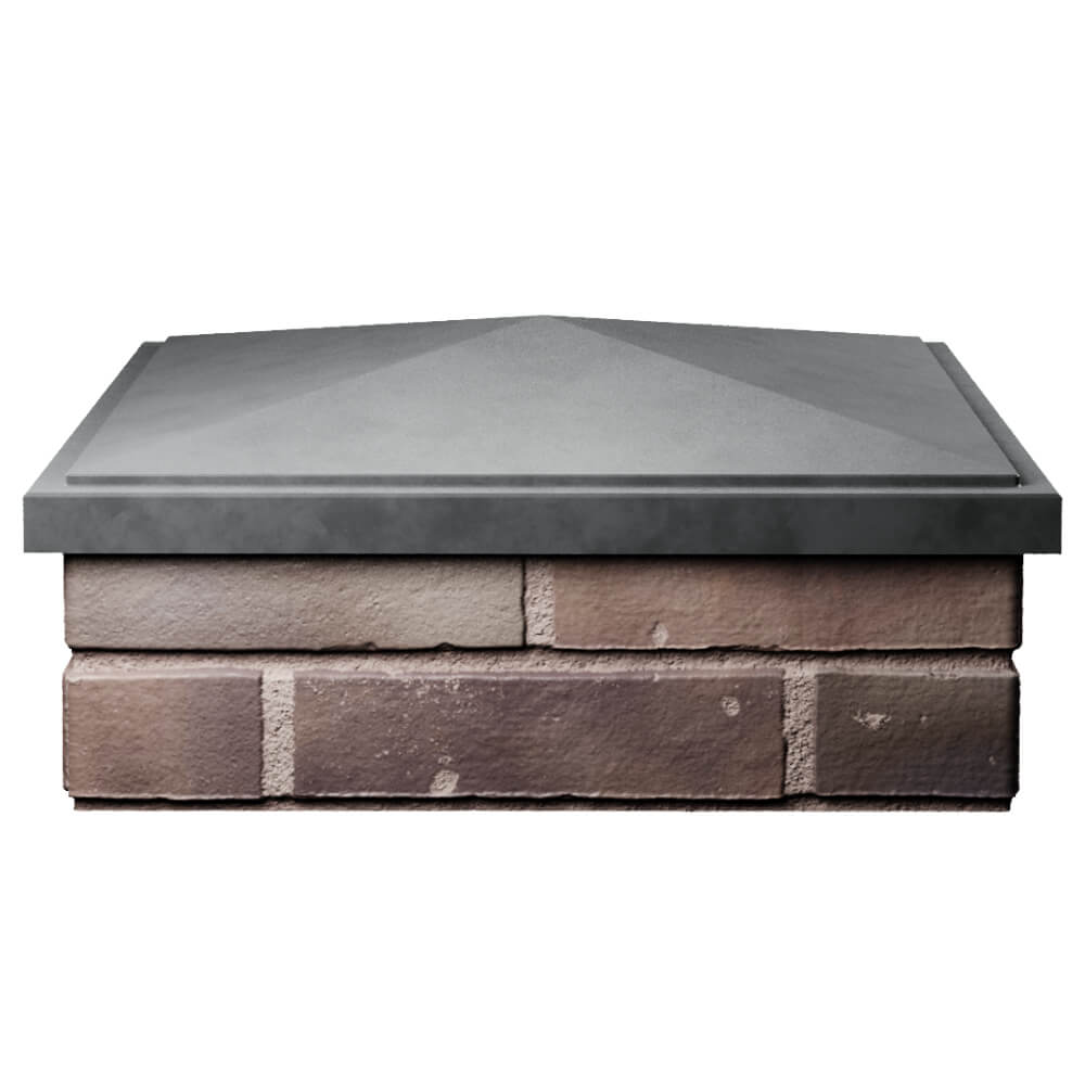 Колпак Zking БонаМоно Серый на столб 2х2 кирпича (515х515, 530х530мм) Кирово-Чепецк фото