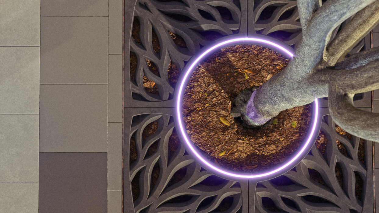 Приствольная решетка для дерева ZKING CRUST 1.2х1.2м Черная в Кирово-Чепецке фото