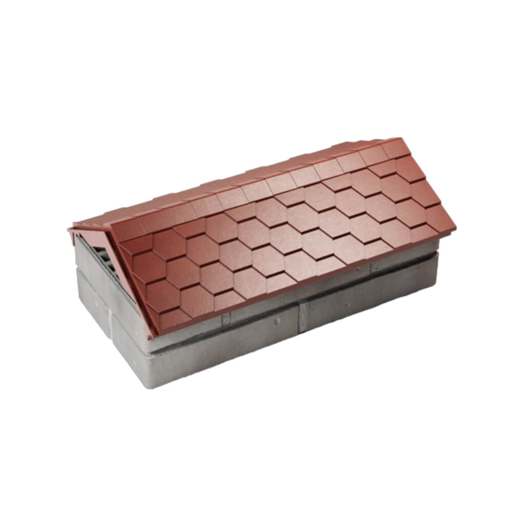 Парапет Zking Эверест Красный с посадкой на 1 кирпич (200/225/255мм) в Кирово-Чепецке фото