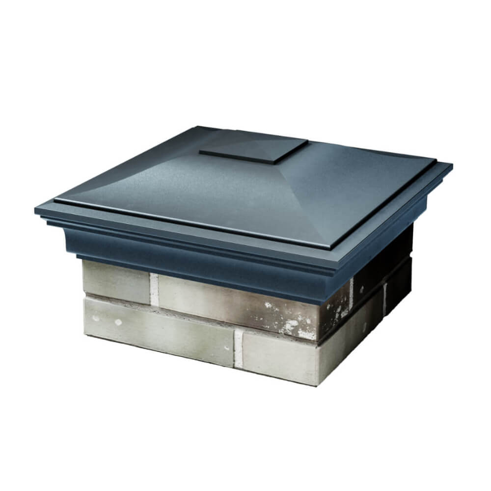 Колпак Zking Монблан Серый на столб 1.5х1.5 еврокирпича 0.7НФ (355х355мм) в Кирово-Чепецке фото