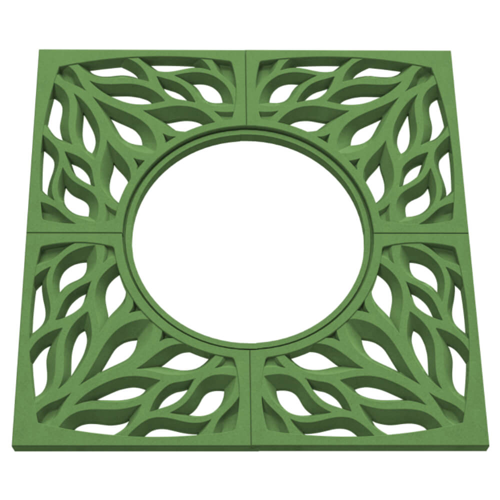 Приствольная решетка для дерева ZKING CRUST 1.2х1.2м Зеленая в Кирово-Чепецке фото