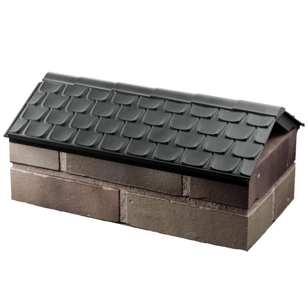 Парапет Zking Эльбрус Серый с посадкой на 1 кирпич (255мм) в Кирово-Чепецке фото