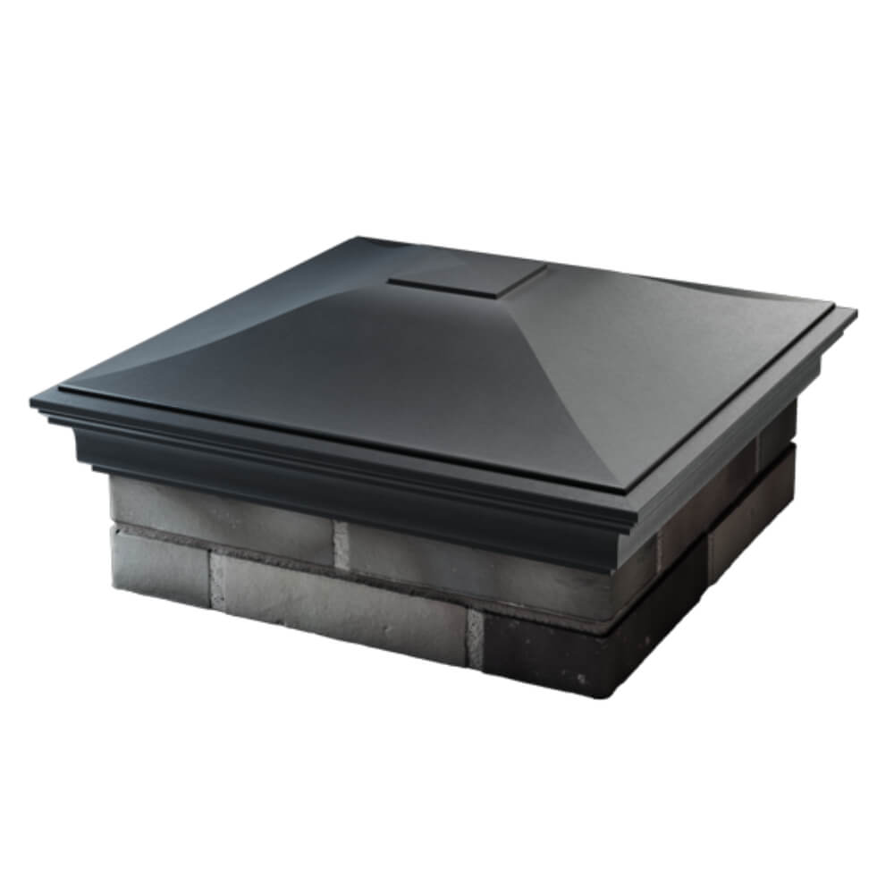 Колпак Zking Монблан Серый на столб 2х2 кирпича (515х515мм) в Кирово-Чепецке фото