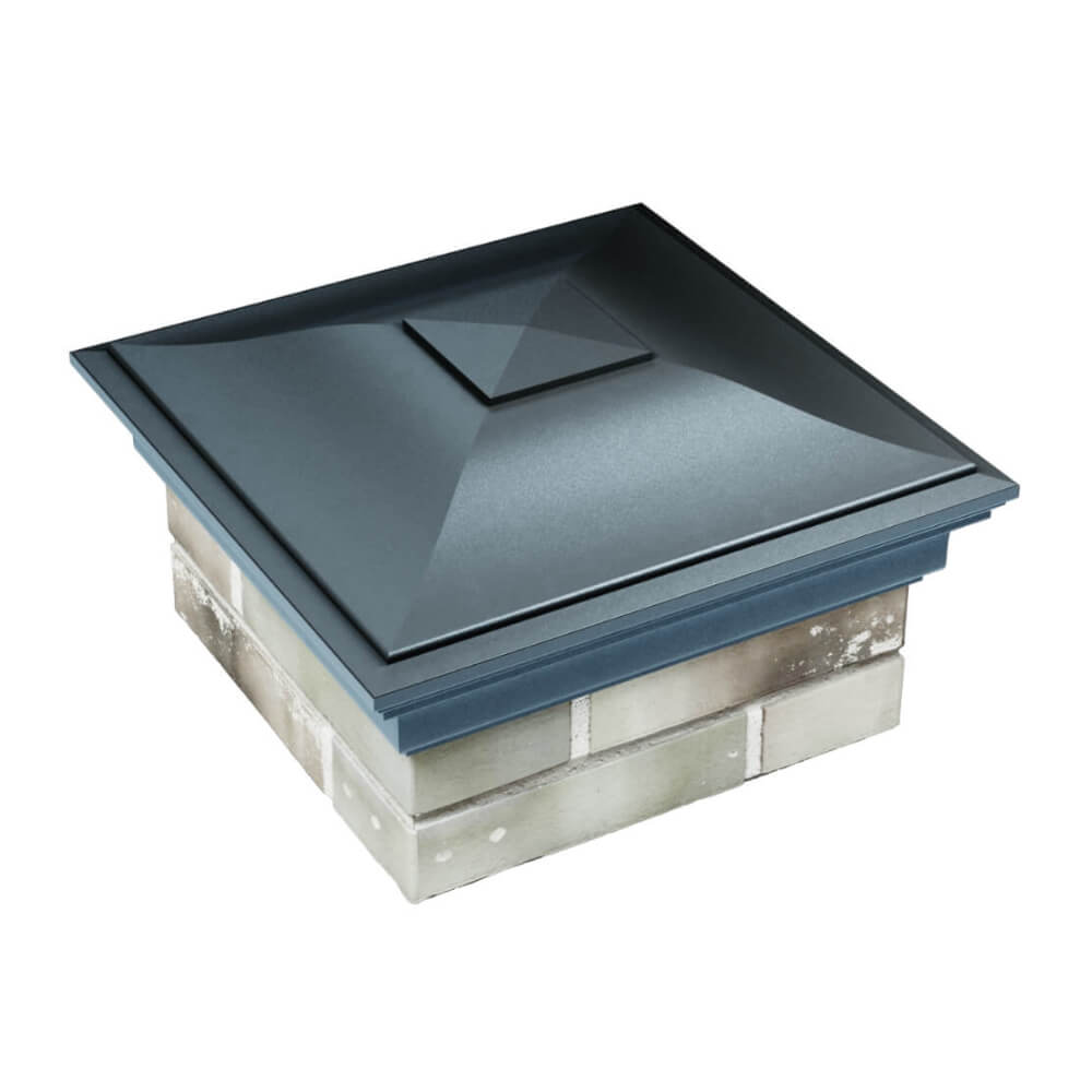 Колпак Zking Монблан Серый на столб 1.5х1.5 еврокирпича 0.7НФ (355х355мм) в Кирово-Чепецке фото