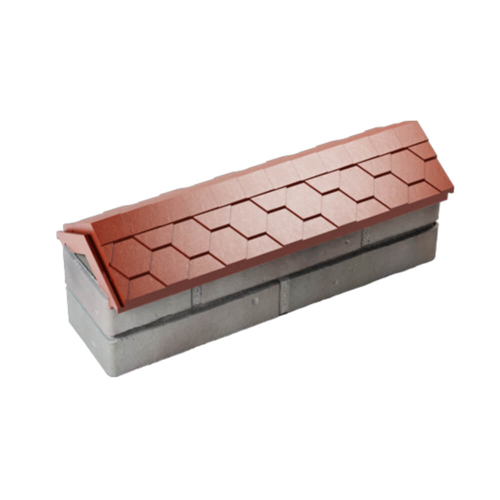 Парапет Zking Эверест Красный с посадкой на 0.5 кирпича (130мм) в Кирово-Чепецке фото