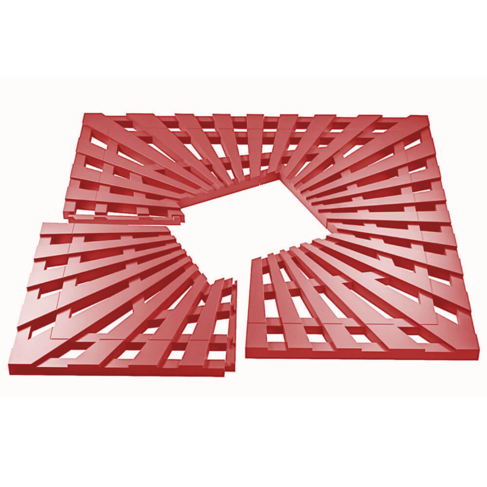 Приствольная решетка для дерева ZKING ATMOSPHERE 1.2х1.2м Красная в Кирово-Чепецке фото